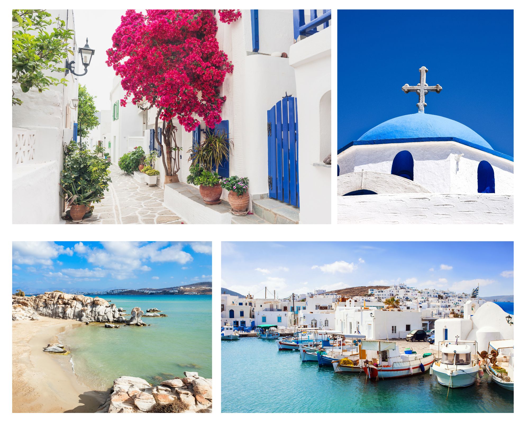 Admire the stunning iconic Greek landmarks that Paros has to offer. 